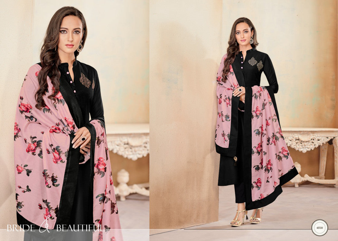 Designer Kurti with  Bottom and Dupatta