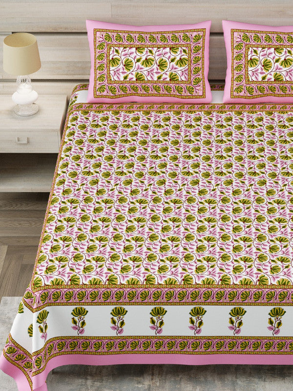 BEAUTIFUL HANDPRINTED DOUBLE BEDSHEET