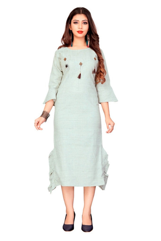 Exclusive Pure Cotton Kurti with 3/4 Sleeve!!