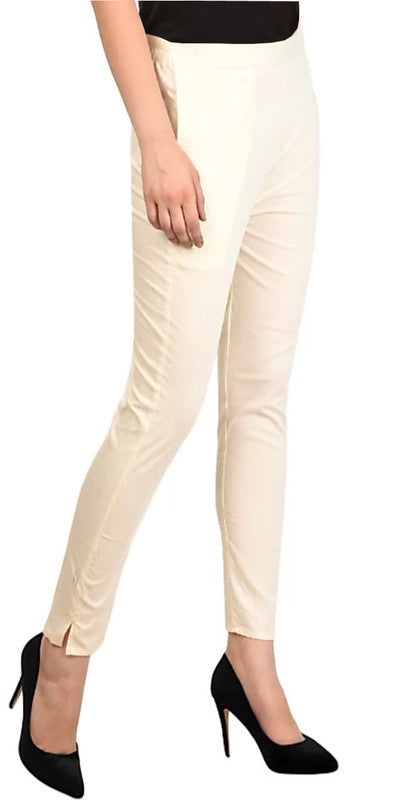 Express Pants Womens OS Cream High Rise Ankle Lightweight Belted Polyester-  5787 | eBay
