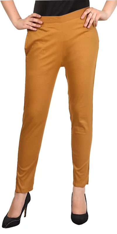Mustard Coloured Straight fit Cotton Pant!!