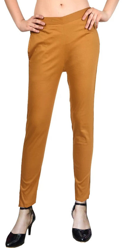 Mustard Coloured Straight fit Cotton Pant!!