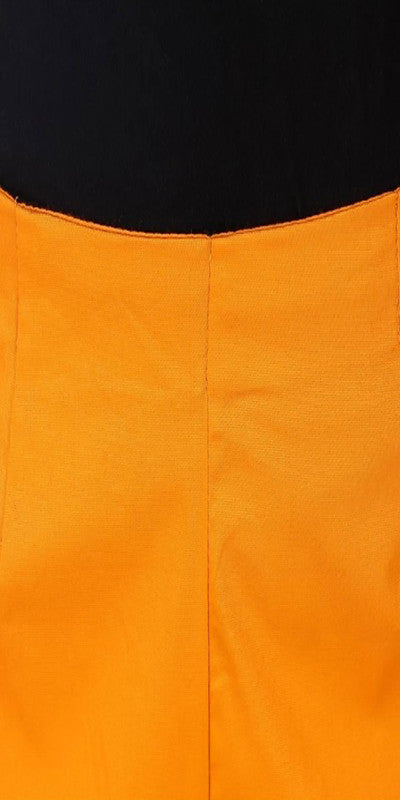 Yellow Coloured Straight fit Cotton Pant!!