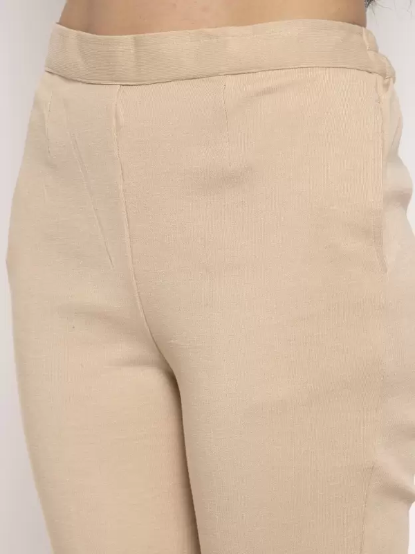 Buy Vedansh Enterprises Cigarette Pant Trouser Bottom Wear for Women Beige  at Amazon.in