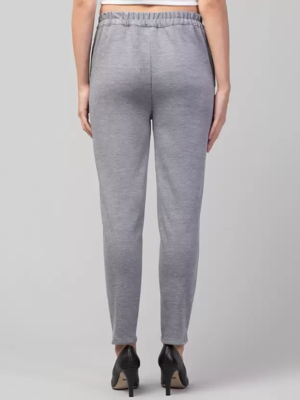 Grey Coloured Straight fit Woolen Pant!!