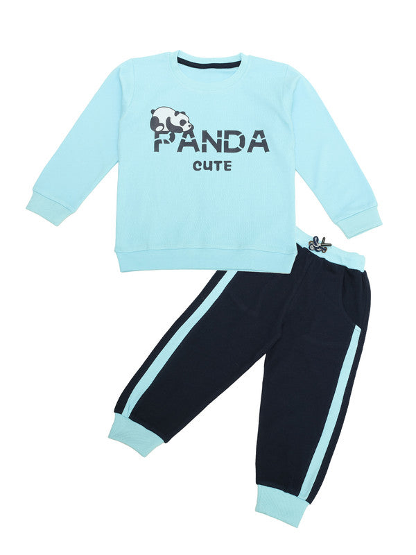 Blue Coloured Boys Sweat Set for Winter!!