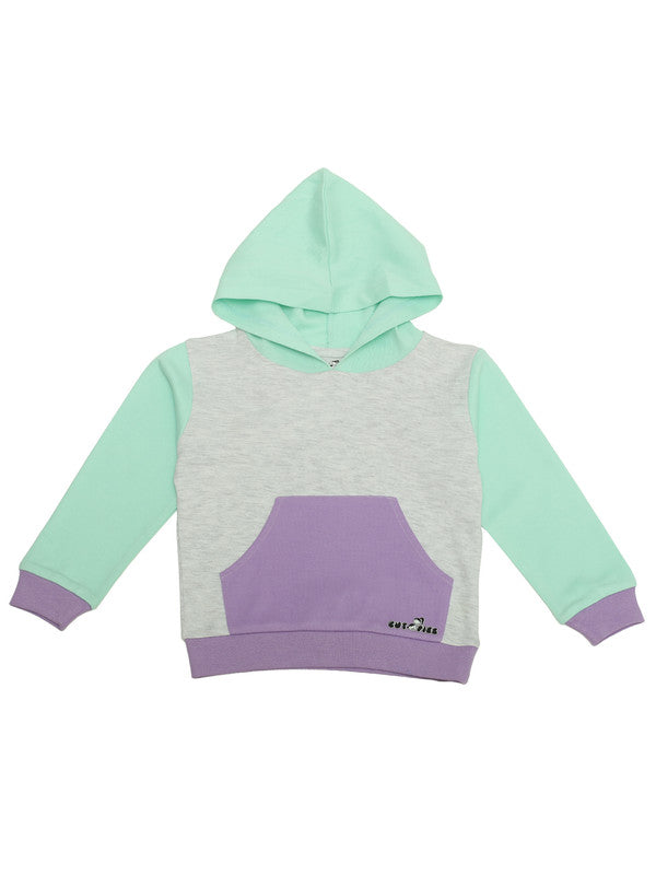 L Melange Coloured Girls Sweat Set!!