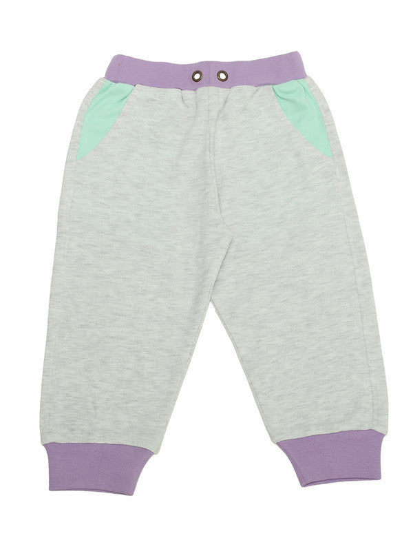 L Melange Coloured Girls Sweat Set!!