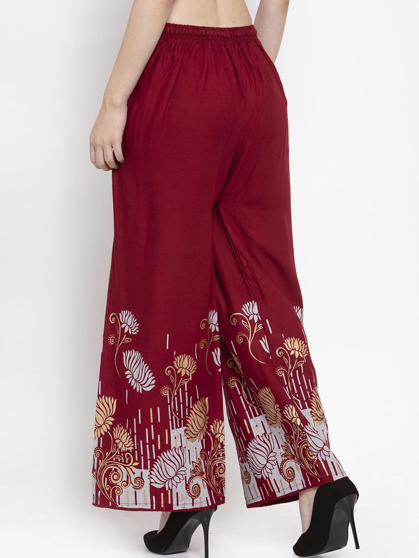 Outfit of the Day  Maroon Palazzo Pants