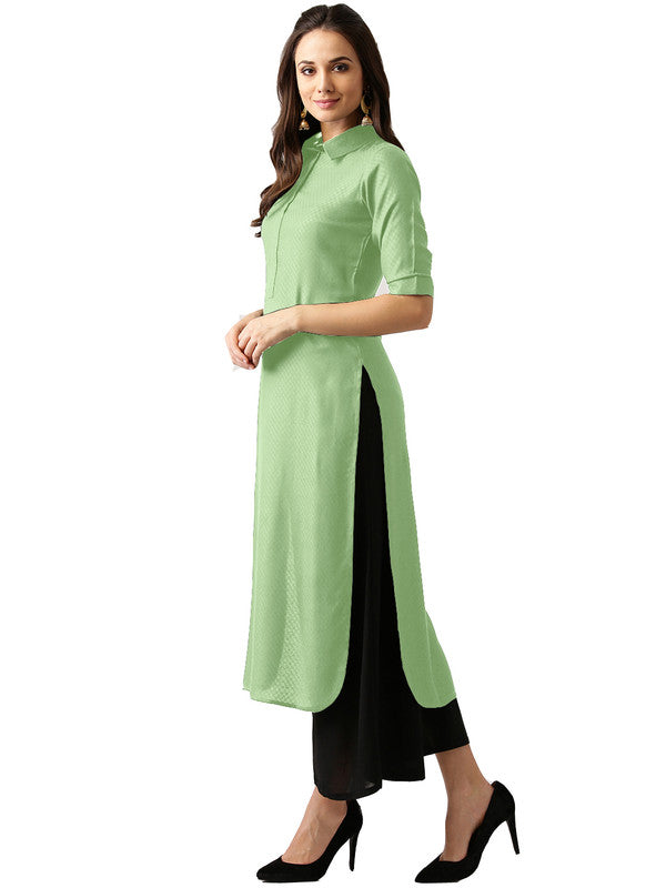 Pista Coloured Fancy Designer Rayon Kurti!!