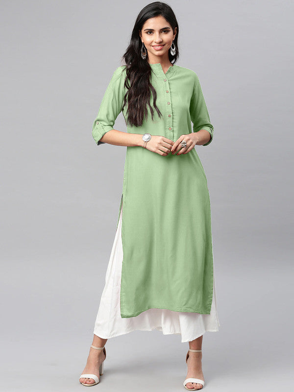 Pista Coloured Fancy Designer Rayon Kurti!!