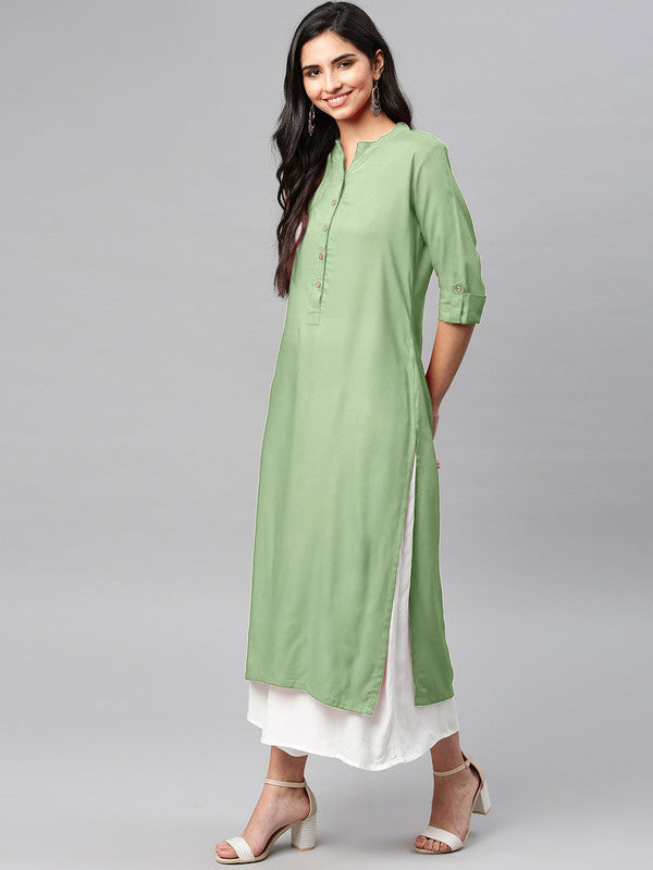 Pista Coloured Fancy Designer Rayon Kurti!!