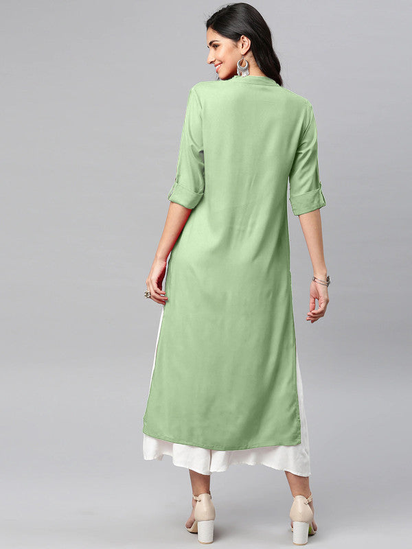 Pista Coloured Fancy Designer Rayon Kurti!!