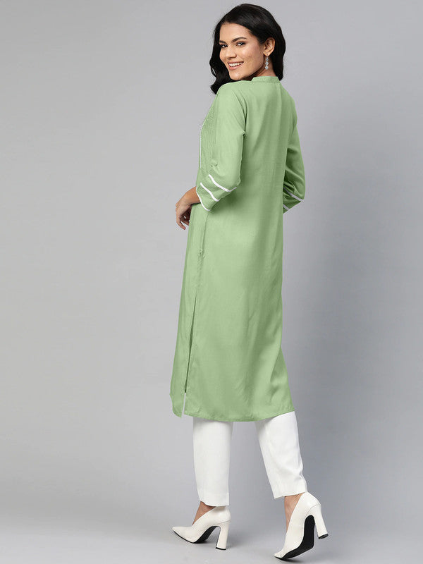 Pista Coloured Fancy Designer Rayon Kurti!!