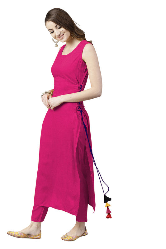 Rani Coloured Fancy Designer Rayon Kurti!!