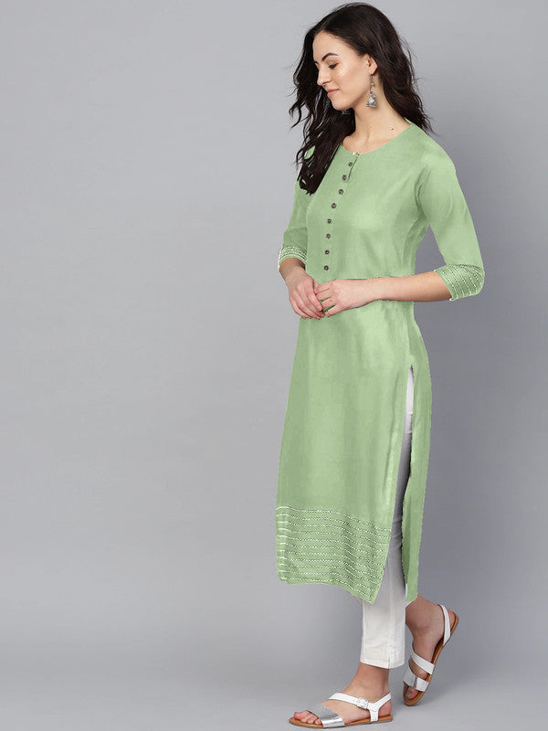 Pista Coloured Fancy Designer Rayon Kurti!!