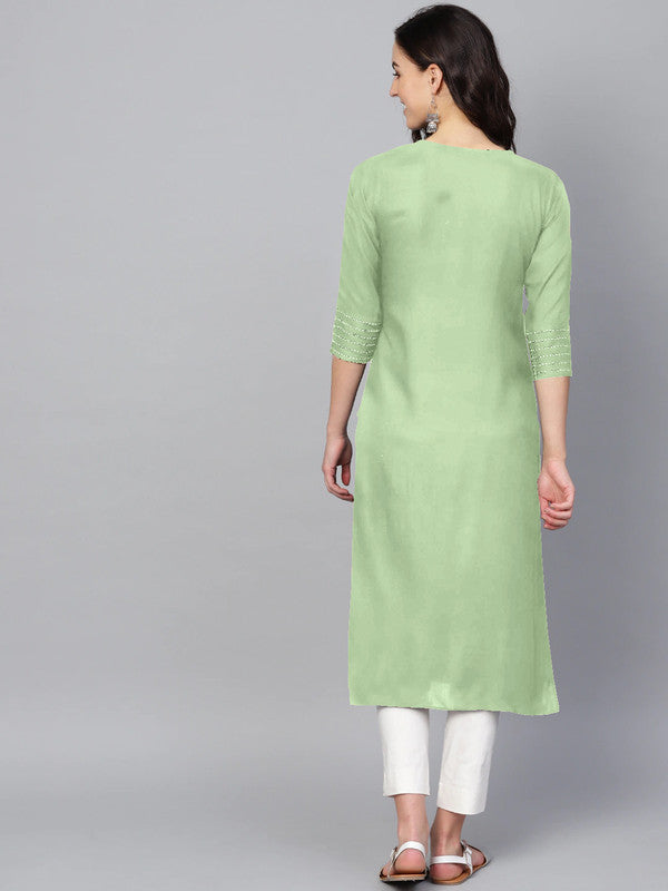 Pista Coloured Fancy Designer Rayon Kurti!!