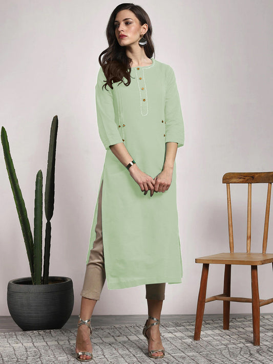 Pista Coloured Fancy Designer Rayon Kurti!!