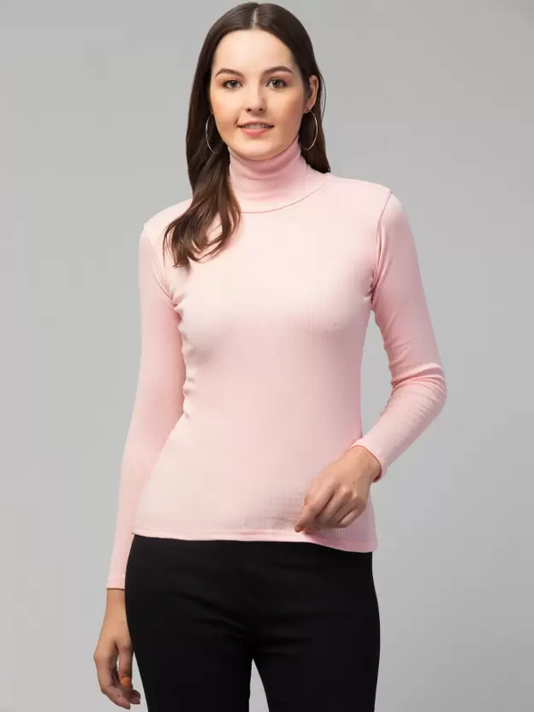 GIRLS HOSIERY PINK HIGH NECK TOP!!