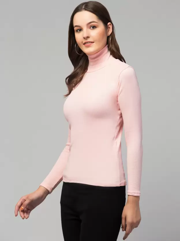 GIRLS HOSIERY PINK HIGH NECK TOP!!