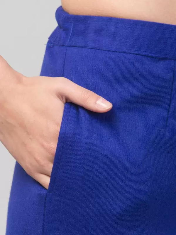 Unique21 Petite tailored trousers in cobalt blue | ASOS