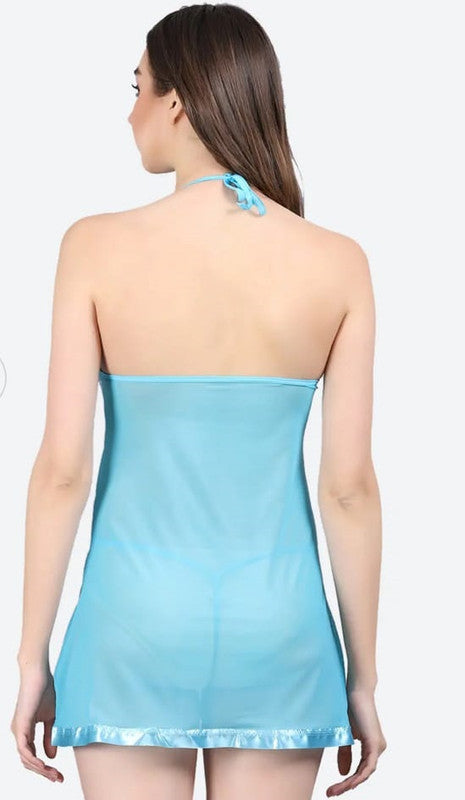Navy Blue Coloured Premium Soft Comfy Net & Silky touch Women Luxuriou –  Royskart