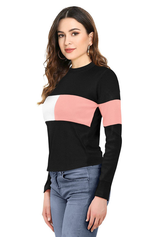 Peach Coloured Designer Trendy Round Neck T Shirt!!