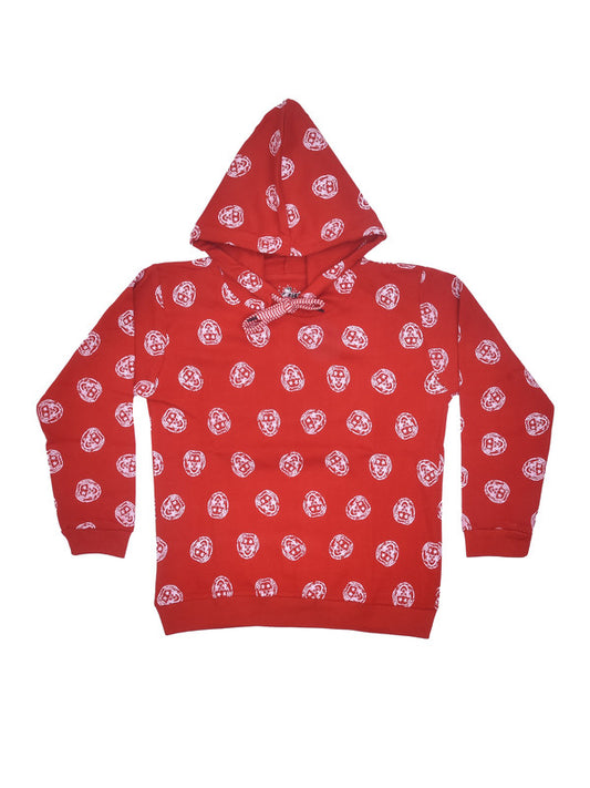 Red Coloured Boys Hoodie!!